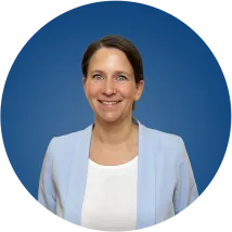 Ein Business Profilbild einer Mitarbeiterin