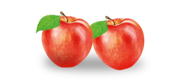 Zwei rote Äpfel