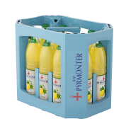 Getränkekiste mit Bad Pyrmonter Premium Limonade Zitrone.
