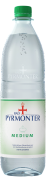 Eine Flaschenabbildung von Bad Pyrmonter Mineralwasser Medium in PET.