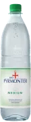 Eine Flaschenabbildung von Bad Pyrmonter Mineralwasser Medium in PET.