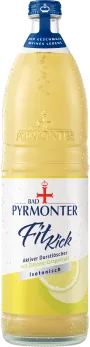 Eine Flaschenabbildung von Bad Pyrmonter Fit Kick Zitrone-Grapefruit.