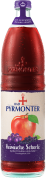 Eine Flaschenabbildung von Bad Pyrmonter Heimische Schorle Apfel-Traube-Holunder.