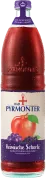 Eine Flaschenabbildung von Bad Pyrmonter Heimische Schorle Apfel-Traube-Holunder.