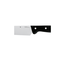 WMF Küchenmesser der Classic Line mit schwarzem Griff und sichtbaren Nieten vor schwarzem Hintergrund.
