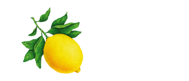 Eine gezeichnete Zitrone