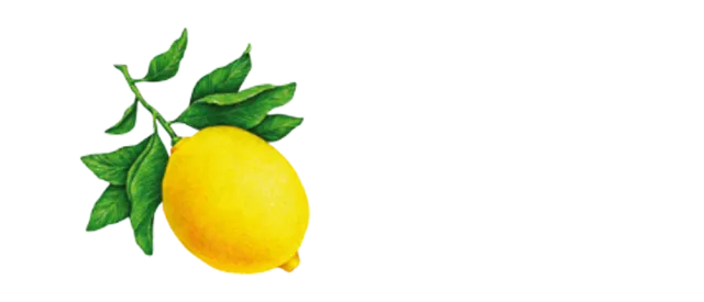 Eine gezeichnete Zitrone