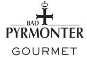 Das Pad Pyrmonter Gourmet Logo in Schwarz